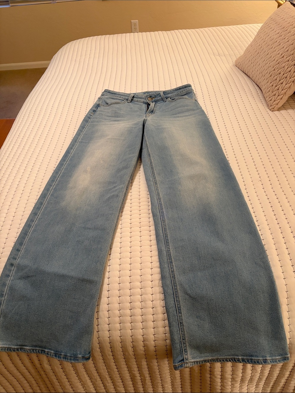 Old Navy Light Blue Wide Leg Jeans